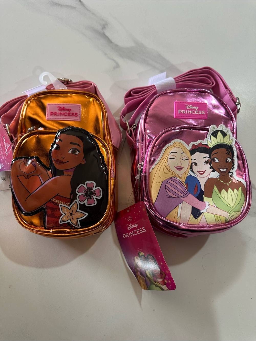 Kids Crossbody Bag - Pink & Orange